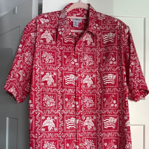 🌴 Vintage Reyn Spooner “Lahaina Sailer” Hawaiian Shirt – 1990s (XL, Red) 🌺 - Picture 2 of 6